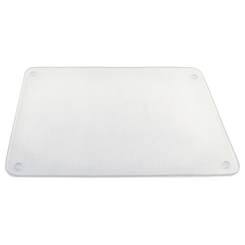 Tempered Glass Cutting Board, 12x15, Clear